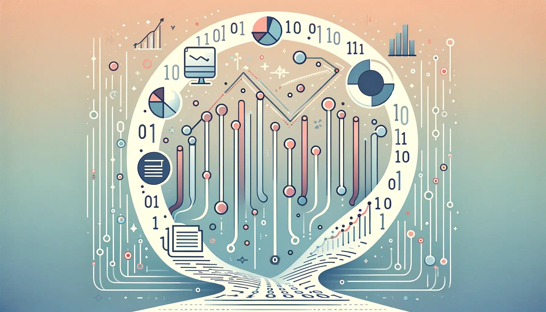 Poste de travail en data science avec écran affichant des graphiques et des tableaux de données